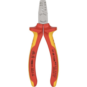 Knipex 97 68 145A Crimpzange Aderendhlsen 0.25 bis 2.5m