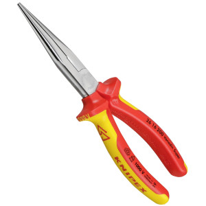 Knipex 26 16 200 VDE Flachrundzange Gerade 200mm