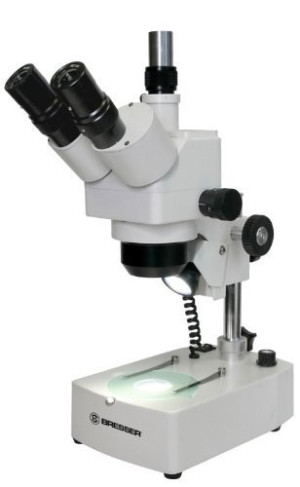 Bresser Optik Advance ICD Stereomikroskop Trinokular 160 x Auflicht,