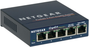 Netgear GS105GE Netzwerk Switch 5 Port 1 GBit/s