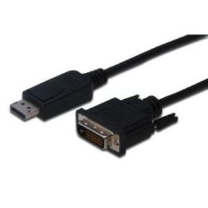 Digitus DisplayPort / DVI Adapterkabel DisplayPort Stecker, DVI-D 24+