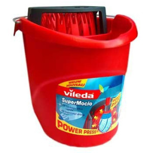 Vileda SuperMocio Wischmop-Eimer mit PowerPress 1 St. 10511