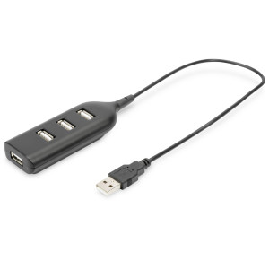Digitus AB-50001-1 4 Port USB 2.0-Hub Schwarz