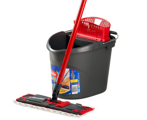 Vileda 132246 Vileda UltraMat Komplett Wischset - Wischer mit Eimer -
