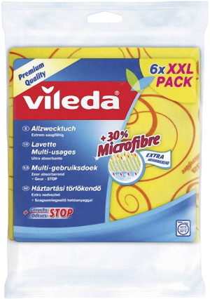 Vileda Allzwecktuch mit 30% Microfaser 6er Pack 116361