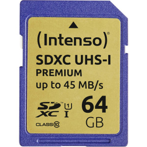 Intenso Premium SDXC-Karte 64GB Class 10, UHS-I