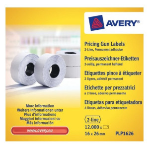 Avery-Zweckform Preis-Etiketten PLP1626 Permanent haftend Etiketten-