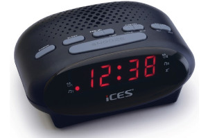 ICES ICR-210 Radiowecker UKW Schwarz
