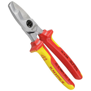 Knipex 95 16 200 VDE-Kabelschere Geeignet fr (Abisoliertechnik) Alu-
