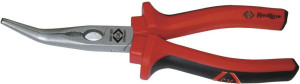 C.K T3907 8 Werkstatt Spitzzange 4 gebogen 200mm