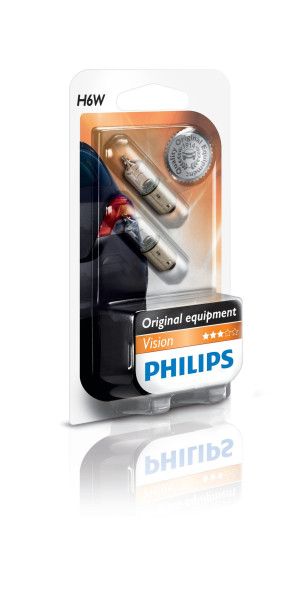 Philips 24720930 Halogen Leuchtmittel Standard H6W 6W 12V