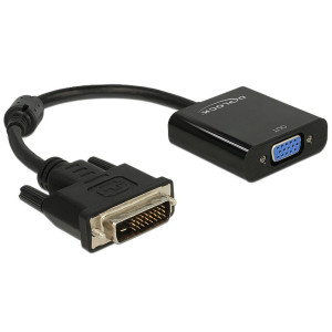 Delock 65658 DVI / VGA Adapter [1x DVI-Stecker 24+1pol. - 1x VGA-