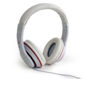 Gembird Los Angeles On Ear Kopfhrer kabelgebunden Wei Headset