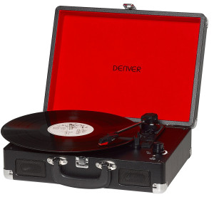 Denver VPL-120 USB-Plattenspieler Schwarz