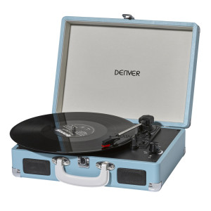 Denver VPL-120 USB-Plattenspieler Blau