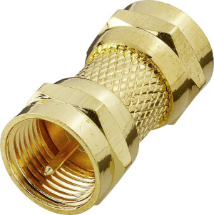 Renkforce RF-4196958 F-Verbinder vergoldet Anschlsse: F-Stecker, F-