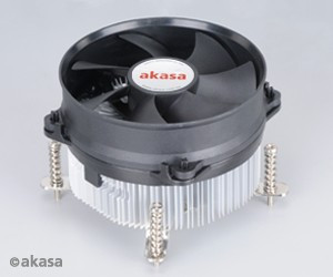 Akasa AK-CCE-7105EP CPU-Khler mit Lfter Inte 775, Inte 1150,