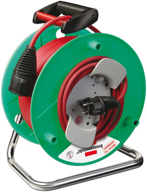 Brennenstuhl 1148370 Kabeltrommel 25.00m Rot Schutzkontakt-Stecker