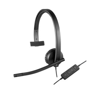 Logitech H570e Computer On Ear Headset kabelgebunden Mono Schwarz