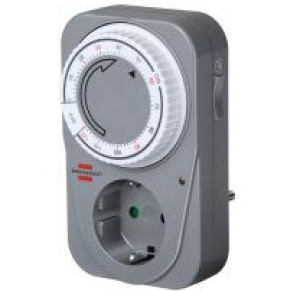 Brennenstuhl 1506590 Steckdosen-Timer analog Tagesprogramm 1 <bis/>