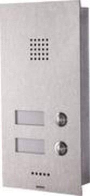 wantec MONOLITH C a/b 1T Trsprechstelle, 2 Tasten