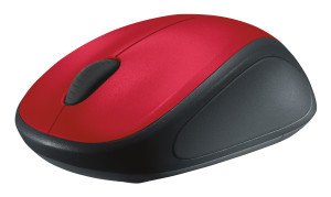 Logitech M235 Maus Funk Optisch Rot/Schwarz 3 Tasten 1000 dpi