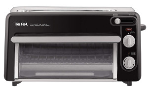 Tefal TL 6008 Toast n Grill Toaster mit Mini-Ofen - silber schwarz
