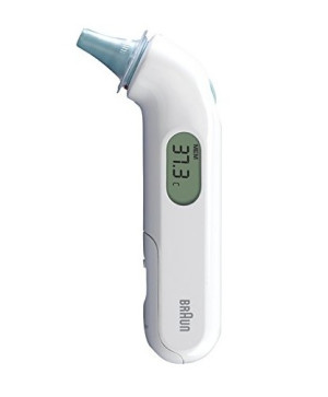 Braun ThermoSca 3 Infrarot Fieberthermometer Mit Fieberalarm,