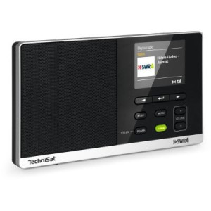 TechniSat DigitRadio 215 SWR 4 - Edition Kofferradio DAB+, UKW Schwarz