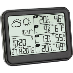 TFA Dostmann View 35.1142.01 Funk-Wetterstation Anzahl Sensoren max. 3