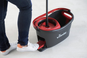 Vileda 146590 Turbo EasyWring & Clean Wischmop Komplett Set mit