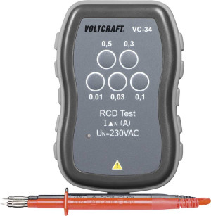 VOLTCRAFT VC-34 FI-Schnelltester CAT III 250V