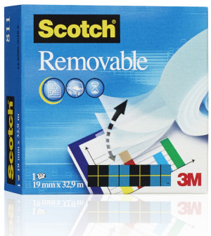 Scotch M8111933 Klebeband Transparent (L x B) 33m x 19mm 1St.