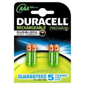 Duracell StayCharged HR03 Micro (AAA)-Akku NiMH 900 mAh 1.2V 4St.