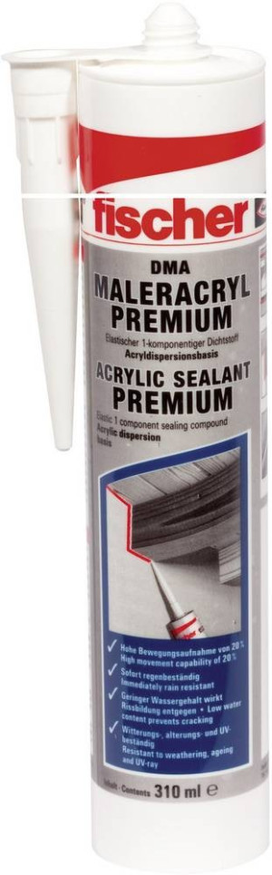 Fischer Acryl Herstellerfarbe Wei 512186 310ml