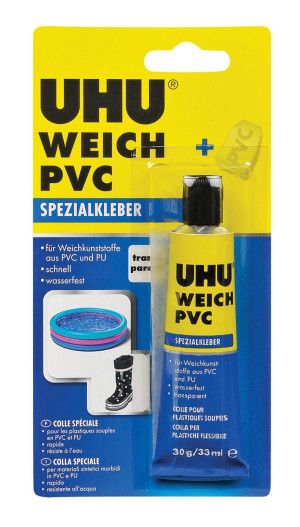 UHU WEICH PVC Kunststoffkleber 46655 30g