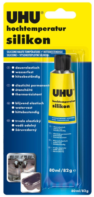 UHU Silikon Herstellerfarbe Schwarz 46735 80ml