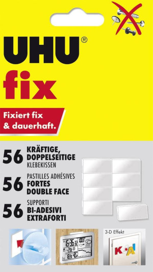 UHU fix krftige Klebekissen Inhalt: 50St.