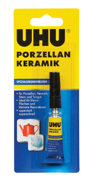UHU PORZELLAN/KERAMIK Reparaturkleber 47695 3g