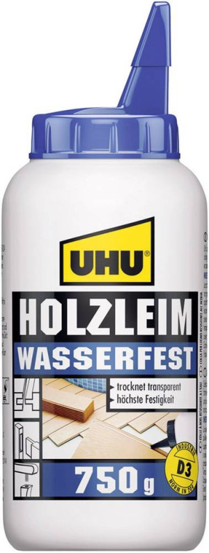 UHU Wasserfest Holzleim 48520 750g