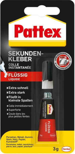Pattex Classic flssig Sekundenkleber PSK1C 3g