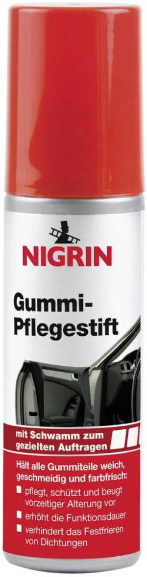 Nigrin 74653 Gummipflegestift 75ml