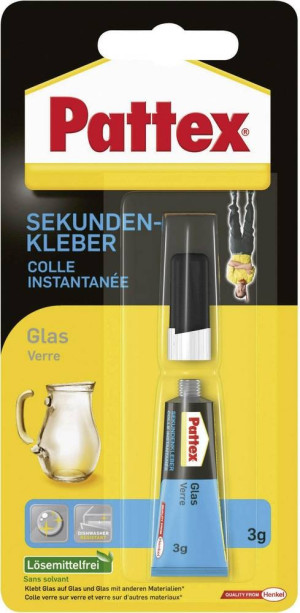 Pattex Glas Sekundenkleber PSV1C 3g
