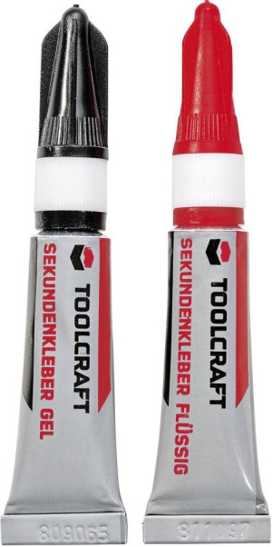 TOOLCRAFT FLSSIG & GEL Sekundenkleber 886517 6g