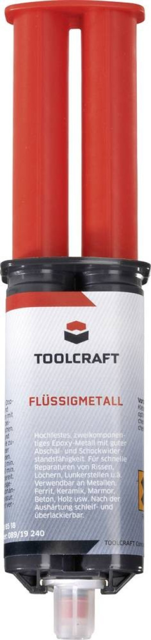 TOOLCRAFT Flssigmetall Zwei-Komponentenkleber TC-EPFL24G 33g