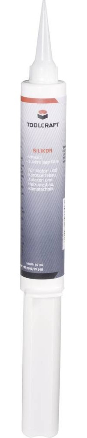 TOOLCRAFT Blacksil Silikon Herstellerfarbe Schwarz SIB.K80 80ml