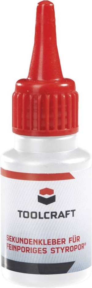 TOOLCRAFT Styrodu Sekundenkleber 886540 20g