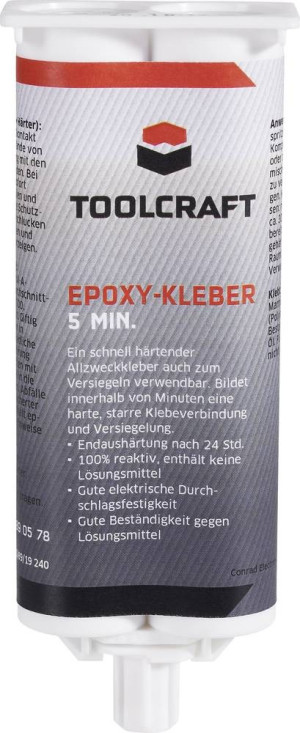TOOLCRAFT Epoxy 5 Min. Zwei-Komponentenkleber EPO5.K50 50ml