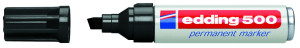 Edding 500 4-500001 Permanentmarker Schwarz wasserfest: Ja