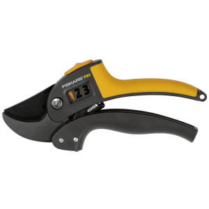 Fiskars 1000575 PowerStep Gartenschere 190mm Amboss